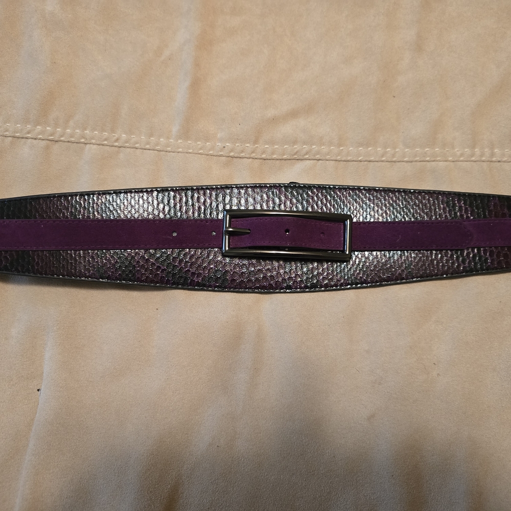 Women's Purple and Black Belt